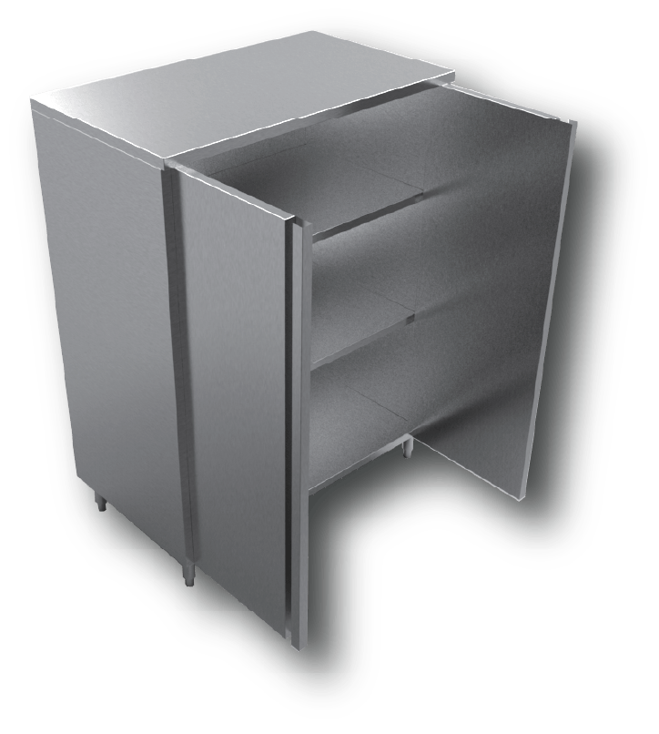 32. high storage cabinet w swing storage
