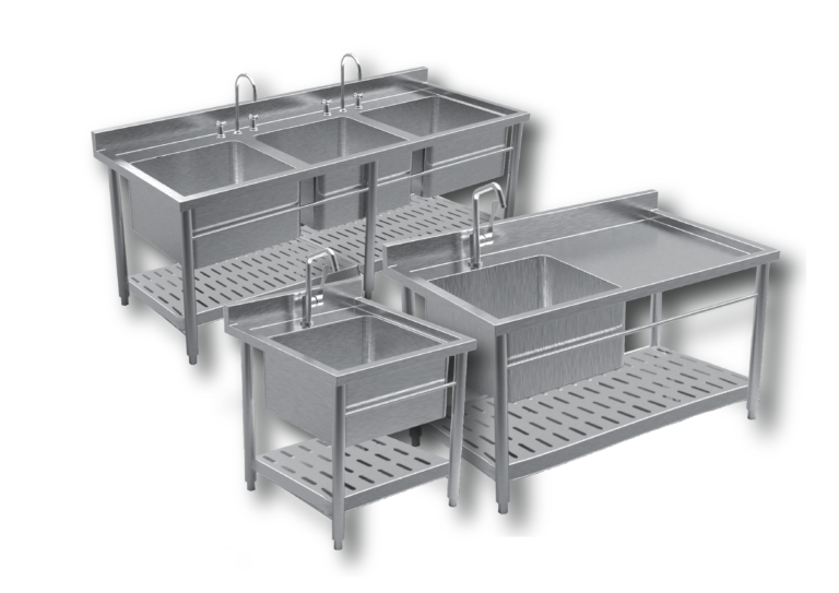 triple sink cabinet