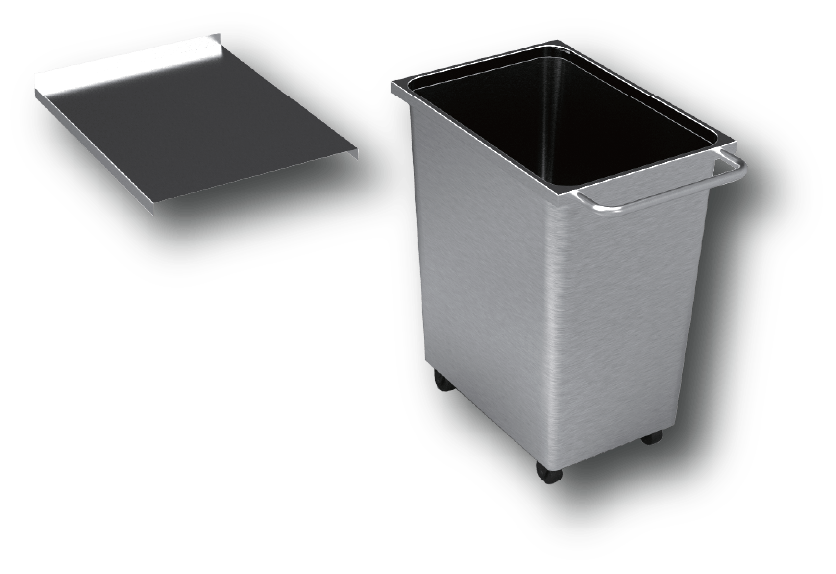 48. flour bin trolley