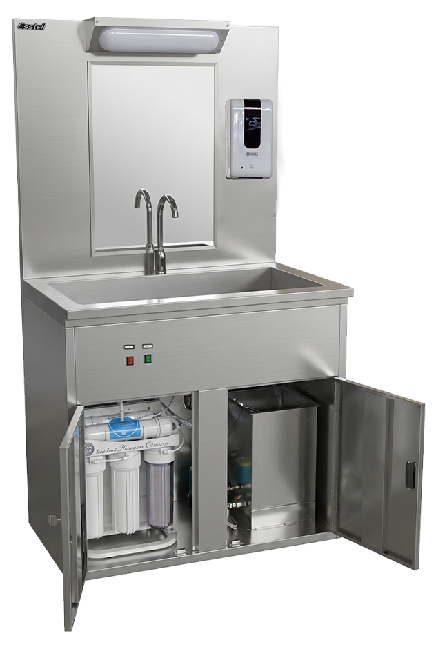 scrub sink single 3 4