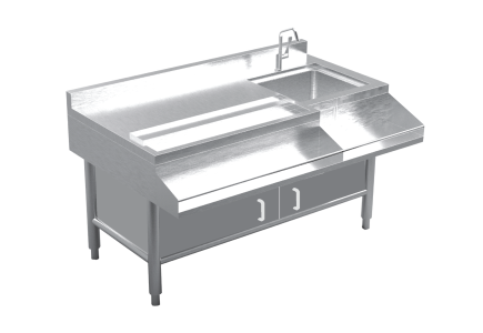 cocktail station ice bin station